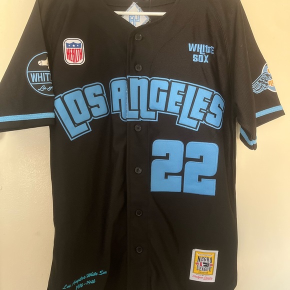 2 los angeles white sox nippsy hussle negro league baseball jersey bundle b6 sm - Picture 2 of 9